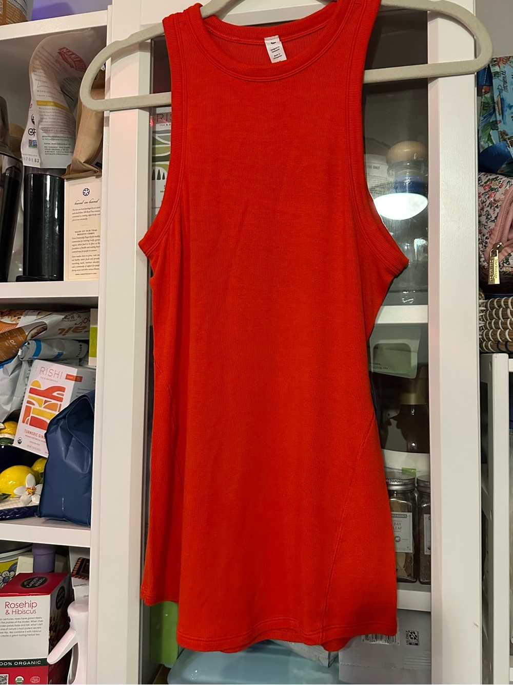 NWOT $60 Lululemon Hold Tight Tank size 6 color Solar Orange Sold Out!